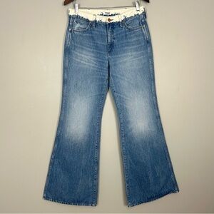 Wrangler Wanderer 622 High Rise Flare Jeans Women’s Size 28 Retro Western Denim